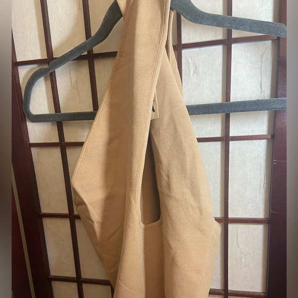 NWT Retrofete Ser.o.ya beige criss cross too size Large. - Picture 4 of 8